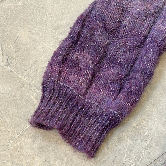 EUC Knox Rose Women's Marled Crewneck Sweater Blue Purple Size 1X - Picture 7 of 8